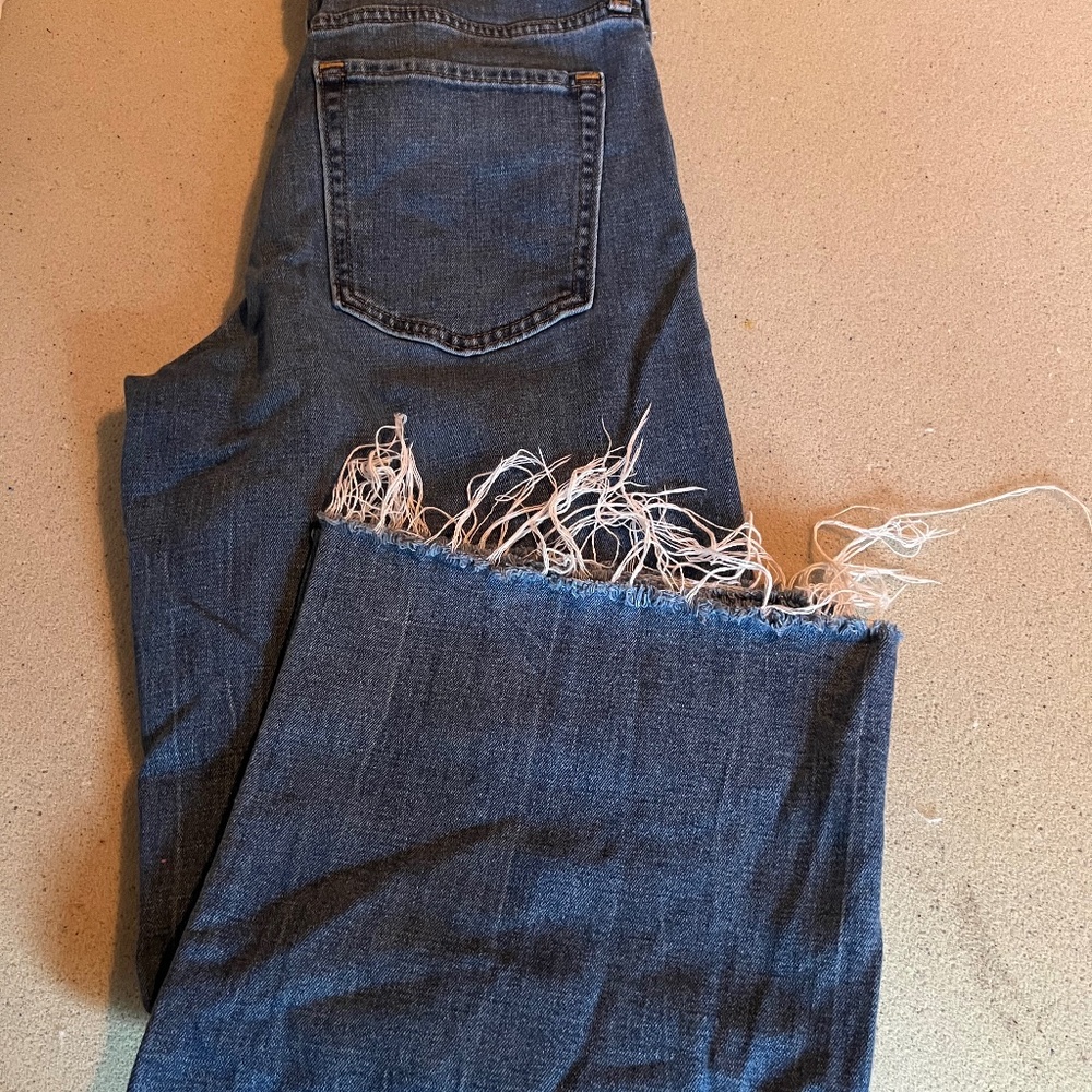 Banana Republic wide leg crop Jean 10/30